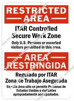 Restricted Area Bilingual ITAR