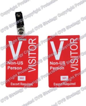 Non US ITAR Badge Double